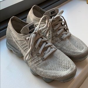 Grey Nike vapormax